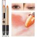 Highlighter Eye Shadow Stick | Waterproof Long Lasting Eyeshadow Stick for Women Girls 2 in 1 - Eyeshadow Stick Gives You Up to 12 Hours of Smudge-Proof Eyeshadow Makeup Sugar Orange Aezon 02#sugar Tachibana - Buy Online on GoSupps.com