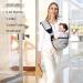 Adjustable Gray Baby Sling Carrier | Breathable Multi-Functional Koala Sling for Newborns & Toddlers up to 18kg - Buy Online on GoSupps.com