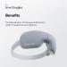 Therabody SmartGoggles: Biometric Heated Facial Massage Device with Bluetooth & SmartSense Technology for Stress Relief, Migraine Relief, and Improved Sleep - Buy Online on GoSupps.com