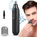 Ear and Nose Hair Trimmer Clipper - Electric Painless Nose Hair Trimmer for Men and Women Battery-Operated Trimmer with IPX7 Waterproof Dual Edge Blades for Easy Cleansing Black Small