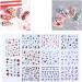 Christmas Nail Stickers Self-adhesive Christmas Stickers Nail Art Decal DIY Manicure Decorations 1Set - Buy Online on GoSupps.com