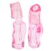 ARTIBETTER Lot de 2 Tubes de Gloss L vres Vides Torsad s 3 Ml Parois Semi-transparentes Mini Tubes Rose Clair Pinceau Int gr Rechargeables et Polyvalents pour Maquillage Quotidien