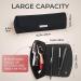 AvaJex Hair Tools Travel Bag with Heat Resistant Mat - Large Black for Flat Irons & Curling Iron | International Shipping - Buy Online on GoSupps.com