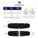 Wonderience Back Brace - Lower Back Pain Relief Lumbar Support Belt for Men & Women | X-Large Black for Heavy Lifting & Sciatica - Buy Online on GoSupps.com