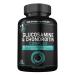 Glucosamine and Chondroitin High Strength Plus 5 Vitamins - 120 Complex Capsules 1 000mg (Providing 530mg Base) - Chondroitin 200mg - Added Turmeric Ginger Black Pepper Vitamin C B6 B1 D3 & B12