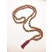 CMEI Sandalwood 108+1 8mm Tibetan Mala Necklace with Red Tassel for Meditation and Yoga - Buy Online on GoSupps.com