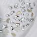 FEIlei 100Pcs Mixed Glass Crystal Hybrid Diamond Rhinestones Nail Art Decorations Drop Rhombus Flatback Stones 3D Gems - Buy Online on GoSupps.com