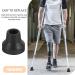 Gleavi 12-Pack Rubber Buffers for Crutches & Walking Sticks | Durable Cushions for Comfort & Stability - Buy Online on GoSupps.com