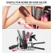 2-Pack Hair Brush Cleaner Tool - mini Comb Cleaning Brush with Plastic Handle - Pink Rake for Home & Salon Use - Buy Online on GoSupps.com