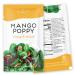 Hall & Perry Low Calorie, Low Fat, Keto Friendly Salad Dressing Packets - 10 Ready to Serve Pouches, 1 oz each - Mango Poppy