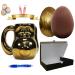 Wallace & Gromit Easter Set with gold shaped mug gold Easter egg & Premier Life Store Pen