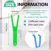 Chengu 16 Pieces Reusable Dental Floss Holder Set - Eco-Friendly Flossmate Handles for Effective Oral Care (Blue Green) - International Shipping Available - Buy Online on GoSupps.com