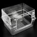 Colorday Large Bird Bath for African Grey Conure Cockatiel Parakeet | Clear View Design (13X11X8 inch) - Buy Online on GoSupps.com