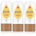 Johnsons Baby Oil Gel Shea & Cocoa Butter 6.5 Ounce (192ml) (3 Pack)