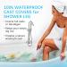 NITTIID Waterproof Cast Covers - 2 Pack Half Leg, Adult Kids, Surgery Bandage Protector, Universal Fit - Buy Online on GoSupps.com