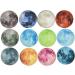 20Pcs 25mm Glow in The Dark Glass Moon Cabochons for DIY Necklace Bracelet Making - Buy Online on GoSupps.com