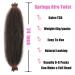 Buy LPARMJIT 24 Springy Afro Twist Hair - 8 Packs Pre-Fluffed Kinky Marley Extensions | Soft Butterflying Style | International Shipping Available - Buy Online on GoSupps.com