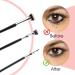 3PCS Angled Mascara Fan Brushes - Scalloped Lash & Eyebrow Tool Set for Perfect Eyelashes | No Smearing No Clumping - Buy Online on GoSupps.com