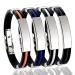 Oveallgo Apus Ion Therapeutic Lympunclog Titanium Wristband Titanium Lympunclog Magnetic Bracelet Magnetic Lymphatic Bracelet Adjustable Titanium Magnetic Bracelet 4PCS