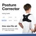 Posture Corrector for Men & Women | Adjustable Back Straightener & Support Brace for Pain Relief (Black One Size - Buy Online on GoSupps.com