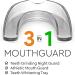 Professional Moldable Mouth Guard for Teeth Grinding - 2 Sizes, 4 Pieces Set - Night Guard for Bruxism & Clenching - Antibacterial Dental Guard Case Included - Buy Online on GoSupps.com