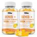 HMB and L-leucine Gummies 3000mg HMB and Leucine Amino Acid Supplements for Muscle Growth Muscle Recovery and Workout Recovery for Men & Women Sugar-Free Pineapple Flavor 120 Count 120 Count (Pack of 1)