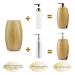 Elitzia 270ML Massage Oil Bottle - Essential Oil with Pump for Beauty Salon & ETOH843 Warmer - Buy Online on GoSupps.com