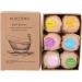 Haofy 6-Piece Handmade Bath Bombs Gift Set | Perfect Moisturizing Bath Balls for Women Girls & Children | Ideal Birthday Valentine's Day & Christmas Gifts - Buy Online on GoSupps.com
