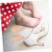 6 Pairs Sole Pad Inserts for Women's Shoes - Cushioned Heel & Toe Fillers for Comfort | Invisible Forefoot Pads - Buy Online on GoSupps.com