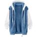 Hanxiulin Women's Fleece Plush Jacket - Warm Oversized Winter Zipper Coat in Multiple Colors - Buy Online on GoSupps.com