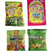 Variety pack of 4 candies War-heads extreme sour War-heads chews ropes Mike and Ike original and Mike and Ike megamix sour 10 flavours. Total 395g candies (14OZ)
