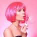 MIAHART 6 Pcs Neon Colored Short Bob Wig & Sunglasses Set for Bachelorette & Halloween Parties - Buy Online on GoSupps.com