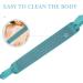 Housoutil Bath Towel Loofah Set - 3-Piece Back Scrubbing Strap & Bath Mitt - Mesh Ball & Gloves for Women & Men - Blue Green 60x9cm - Buy Online on GoSupps.com