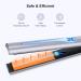 IG INGLAM 1 Round Flat Iron - 2 in 1 Infrared Hair Straightener & Curler Negative Ion Technology Rose Gold Professional Hair Tool for Gifts - Dual Voltage 110-240V - Buy Online on GoSupps.com