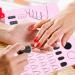 Vesone Silicone Nail Mat - Nail Practice Manicure Protector Pad | Nail Manicure Tools Stamping Mat Nail Sticker Guide for Nail Sticker Printing Pink - Buy Online on GoSupps.com