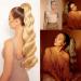 Ponytail Extensions Resistant Synthetic Hairpiece for Women Ponytail Hair Extensions Ponytail Extension 22" Long Wave Curly Wrap Around Pony Tail Heat for Women(Color:2) 22inches 2 - Buy Online on GoSupps.com