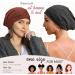 100% Mulberry Silk Lined Sleep Cap in Titian Red - Buy Online on GoSupps.com