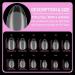 Gootrades XS Almond Gel Nail Tips Set - 504PCS Half Matte Soft Gel Full Cover Tips for Salon-Quality Extension and DIY Nail Art at Home - Buy Online on GoSupps.com