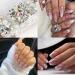 4 Boxes Nail Art Rhinestones & Flatback Pearls - Crystal Nail Charms & Decorative Diamonds for Women - Buy Online on GoSupps.com