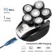 Bald Head Shaver 5 in 1 Electric Razor Kit for Men | USB Rechargeable | 6 Blade Head Shaver | Grooming Set - Buy Online on GoSupps.com