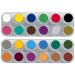 Grima's professional make -up palette water make -up pallet A+B 24x2.5ml high -quality face painting/carnival make -up on water -based multicolored WMUP24 24 pieces - Palette A+B