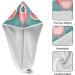 Cute Owl Watermelon Hair Towel 2 Pack - Super Absorbent Quick Dry Hair Turbans for Women & Girls - Buy Online on GoSupps.com