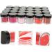 Healeved 72 Boxes Nail Crystal Powder Nail Art Supplies French Nail Dip Kit Clear Arycil Powder Nail Powder - Buy Online on GoSupps.com