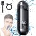 Pikapipy Nose Hair Trimmer Pikapipy Nose Hair Remover 2024 New Pikapipy Nose Trimmer Ipx7 Waterproof Electric Portable Nose Hair Trimmer Rechargeable with Dust Protection Cap (Black)