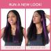 Buy If-Salt Purple Tape Extensions - 10pcs Real Hair 25g 45cm | Invisible Smooth Extensions for Girls - Buy Online on GoSupps.com