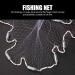 Yeahmart 4ft Radius American Saltwater Fishing Cast Net with Zinc Sinker Weights | 38 Inch Mesh Size | 468Ft Radius | Heavy Duty Bait Trap Fish Net - Buy Online on GoSupps.com