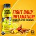 Organic Golden Tiger Turmeric Lemonade | Inflammation Relief & Immunity Support | Bio-Active Curcumin + Ginger | 12 Bottles - Plant Based Power - Buy Online on GoSupps.com