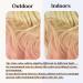 SARLA 18 Inch Invisible Wire Hair Extension - Curly Wavy Synthetic Hairpiece for Women - Heat Resistant Fiber - Beach Blonde to Pink (Pack of 1) - Buy Online on GoSupps.com