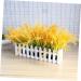 VINTORKY 4pcs 7 Simulated rice plants decor botanical decor artificial wheat ears Wheat Ear for Home wheat sheaves for natural home decor Creative Wheat Ear grain of wheat plastic wedding - Buy Online on GoSupps.com