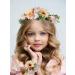 IYOU Floral Crown Headband Wristbands Champagne Daisy Flower Halo Headpiece Bridal Wedding Hair Accessories for Women and Girls - Buy Online on GoSupps.com